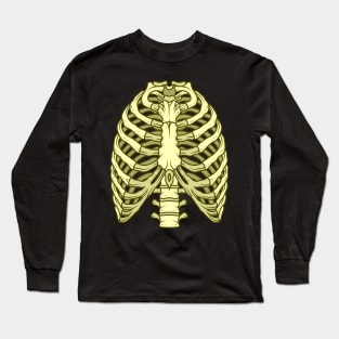 Rib Cage (Yellow) Long Sleeve T-Shirt